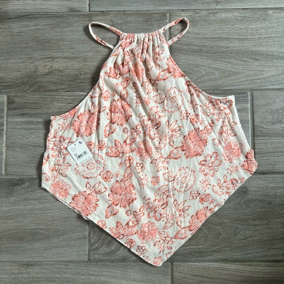 Free People Pink Floral Daisy Tank Top - Picture 9 of 10